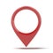 Red Map pointer icon