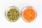 Red Masur Green Mung dal lentil pulse bean