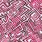 Red maze seamless pattern
