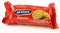 Red McVities Digestive Original biscuits package isolated on white background