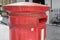 Red and Metallic Mailbox in London Street