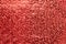 Red metallic Squared three-dimensional background. Shiny metal silver foil texture