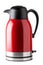 Red modern kettle water boiler and thermos.