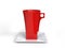 Red modern tall cofee cup