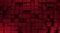 Red mosaic background. Random cubes background. Architectural abstraction. Business or corporate decoration.