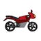 red motorcycle transport sport