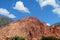 Red mountain in Quebrada de Humahuaca