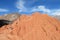 Red mountain in Quebrada de Humahuaca