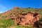 Red mountains valley in Argentina