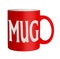 Red mug isolated - office humour, humor