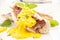 Red Mullet with Saffron Sauce