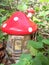 Red Mushroom Fairy House