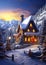 Red Mushroom House: A Winter Wonderland of Stunning Scenery and