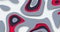 Red, navy blue and gray trendy abstract wavy background. Psychedelic animated background. 4k resolution animation