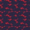 Red Navy Camouflage Abstract Seamless Pattern Background