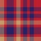 Red and Navy Plaid Tartan Seamless Pattern