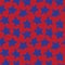 Red Navy Stars brush stroke seamless pattern background