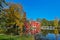 Red ochre wooden houses