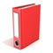 Red office folder, standing