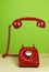 Red Office Telephone