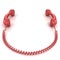 Red old fashion phone handsets connected