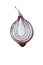 Red Onion Portion on White