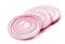 Red onion slices