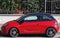 Red Opel Adam car