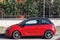 Red Opel Adam car