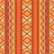 Red and orange ethnic pattern