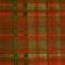 Red orange and green rough plaid fabric texture