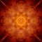 Red Orange Yellow Harmony Healing Light Middle Mandala Symmetry