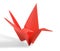 Red Origami Crane