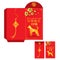 Red packet for Chinese new year of Dog