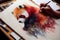 Red Panda drawing with bit of watercolour
