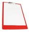 Red paper board