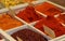 red paprika powder and other exotic spices for sale
