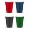 Red party cup. Disposable plastic drink cup, college