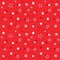 Red pattern with stars. Vector stellar background