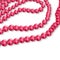 Red pearl beads. abstract background. illustration. eps 10