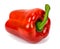 Red pepper over white background