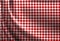 Red picnic cloth texture