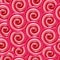 Red and pink big lollipop spiral candies seamless