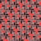 Red pink brick spiral tile clockwise texture seamless pattern