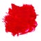 Red pink enamel nail polish blot isolated on white background. Makeup varnish sample abstraction