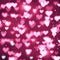 Red and pink hearts, Valentine`s day, blurred bokeh background, love, bright, crimson, romance