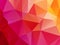 Red pink orange triangular background