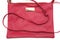 A red pink women`s sling bag