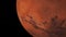 Red planet Mars. Space exploration