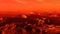 Red planet, panoramic landscape of Mars